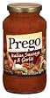 Prego Italian Sausage & Garlic Meat Sauce 23.5 oz (Pack of 12)
