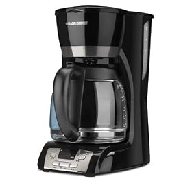 Black and Decker DCM2160B 12-Cup Programmable Coffeemaker, Black by Black & Decker