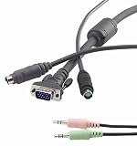 Belkin Omniview Soho Series KVM Cable, PS/2 w/Audio 1.8m