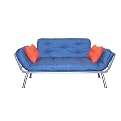 Mali Blue and Orange Flex Futon