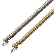 14kt Yellow Gold Extensive Diamond Tennis Bracelet
