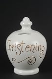 Kitchen & Housewares : Terramundi money pot - Cream & Gold  Christening