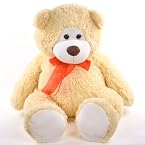 Jumbo Teddy Bear - Cream