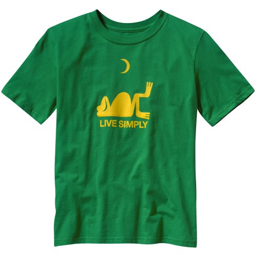 Patagonia Kinder Shirt LIVE SIMPLY FROG, GINKGO, XXS, 62141_485 Preisvergleich