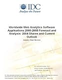 Worldwide Web Analytics Software Applications 2005-2008 Forecast and Analysis: 2004 Shares and Current Outlook IDC, Robert Blumstein