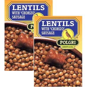 Two-Pack of Lentil Soup with Chorizo from Spain by Polgri