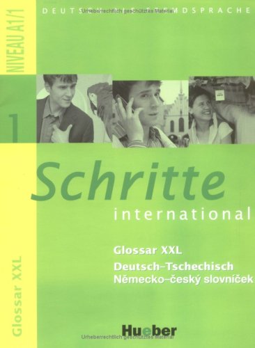 City Travel Guides Discounted  Books : Schritte international 1. Glossar XXL Deutsch-Tschechisch