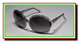 ORIGINAL CHRISTIAN ROTH 14282 HORN FRAME GRAY ROUND LENSES RARE OVERSIZED PLASTIC SUNGLASSES WOMENS/LADIES - 100% UVA/UVB rays sun protection