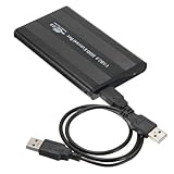 USB 2.0 External 2.5-inch IDE HDD Enclosure Case for Laptop (Black)