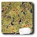 Lee Hiller Designs Holidays Christmas - Christmas Green Pine Needles and Holly on Black - Mouse Pads