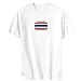 T-SHIRT WHITE ELEGANT FLAG \