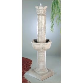 Large Four Seasons Column Fountain by 