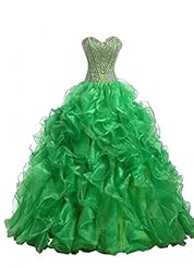 Occasion: Quinceanera  
Neckline: Sweetheart  
Embellishments: Beaded  
Size Category: Adult 
