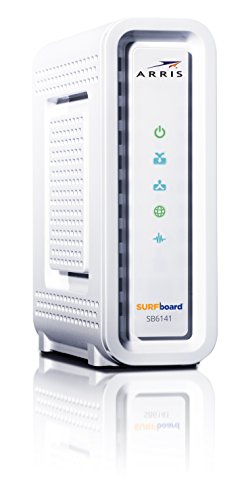 ARRIS SURFboard SB6141 DOCSIS 3.0 Cable Modem - Retail Packaging - White