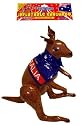 Inflatable Kangaroo - 90cm With Aussie Flag Cape