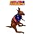 Inflatable Kangaroo - 90cm With Aussie Flag Cape