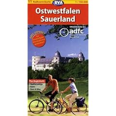 ADFC Radtourenkarten : Ostwestfalen/Sauerland