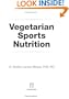 Vegetarian Sports Nutrition