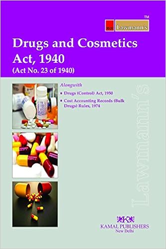 Drugs and Cosmetics Act, 1940 (Lawmann's)