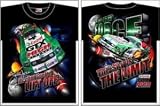 John Force Castrol GTX Black 2 Spot Tee