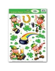 From Amazon.com. Click for details:
 Kitchen: Leprechaun/Shamrock Clings Party Accessory (1 count) (10/Sh) - The Beistle Company Kitchen: Leprechaun/Shamrock Clings Party Accessory (1 count) (10/Sh) - The Beistle Company