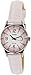 Casio Women's Core LTP1361L-4AV Pink Leather Quartz Watch with White Dial