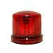 Fortune PL-300RJ-RCS04 Battery Powered Ultra Bright LED Remote Control Police Beacon, Frequency 4, 6" Diameter x 5" Height, Red