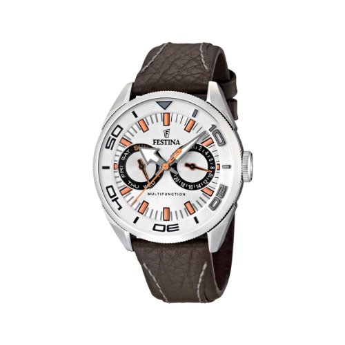 Festina Herren-Armbanduhr XL Sport Multifunktion Chronograph Leder F16572/2 Preisvergleich