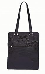 Le Tote Black Croc Insulated Lunch Bag Purse