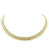 14K 8.3mm Mesh Necklace W/Amethyst Lock 17