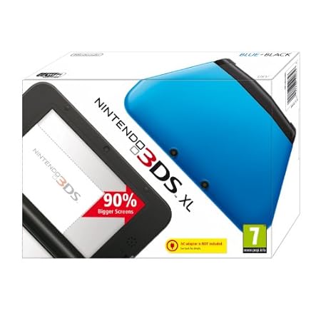 NINTENDO 3DS XL BLACK AND BLUE