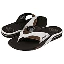 Reef Leather Fanning White-Brown Sandals