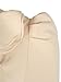 Choies Women's Ruffle Plain Long Sleeve High Neck Loose Beige Shirt Blouse