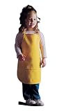 Style A250 High Quality REGULAR Two Pocket Kids Bib Aprons - Made in USA