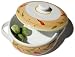 Pinzon by Caleca Chili Peppers Covered Casserole Dish
