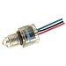 Gems Sensors 224504 Polysulfone Float Rugged Electro-Optic Single Point Level Switch with 6" Lead Wire Length, 1/4" NPT Male, 5V DC, Wet