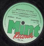 MEMORIES FOR SALE 7 INCH (7" VINYL 45) UK MINT 1984