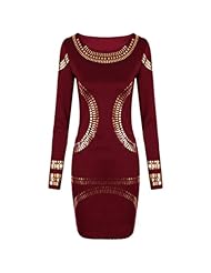 Petite Vintage General Print Empire   Waistline  Dress