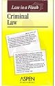 Criminal Law (Law in a Flash Cards)