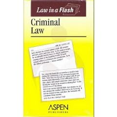 Criminal Law (Law in a Flash Cards)