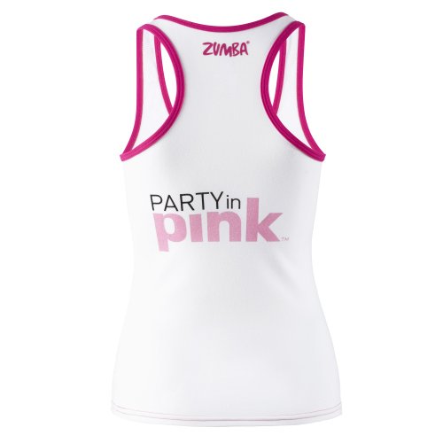 Zumba Fitness Groove for the Cure Racerback (Medium, Wear It Out White)