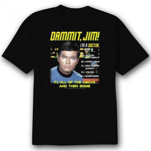 Star Trek "All of the Above" T-Shirt - Black