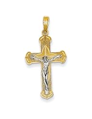 14k Gold Crucifix Pendant