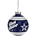 FOCO Forever Collectibles 2016 Christmas Holiday Glass Ball Ornament - Dallas Cowboys