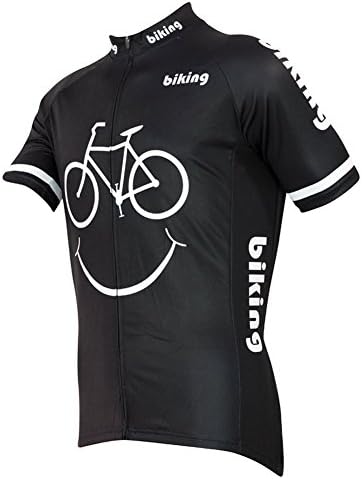 Qianri Outdoor Sports Mens Cycling Jersey Short Sleeve MTB Bike wear Size 3XL