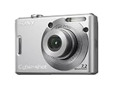 Sony Cyber-shot DSC-W35 Digital Camera - Silver (7.2MP, 3x Optical Zoom) 2.0 LCD