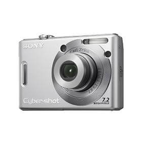 Sony Cyber-shot DSC-W35 Digital Camera - Silver (7.2MP, 3x Optical Zoom) 2.0" LCD