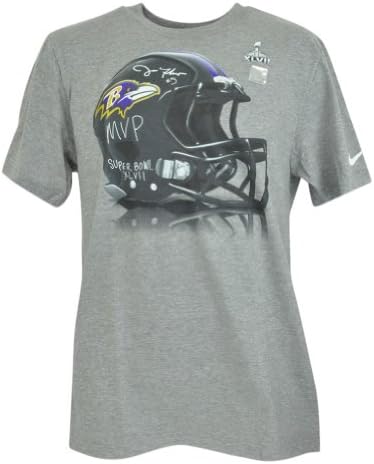 NFL Nike Baltimore Ravens Super Bowl XLVII MVP Joe Flacco #5 Tshirt Tee Large LG