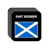 Scotland - "EAST KILBRIDE" Set of 4 Mini-Mousepad Coasters