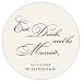Eat, Drink & be Married Paper Coasters